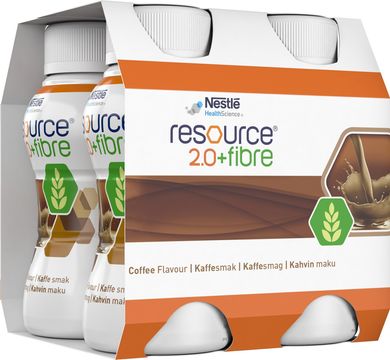 Resource 2,0 + fibre, drickfärdigt, komplett kosttillägg, kaffe