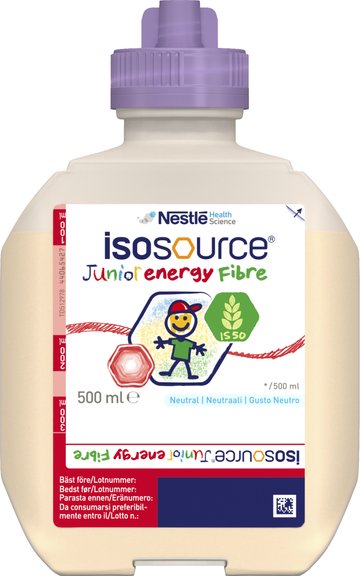 Isosource Junior Energy Fibre, sondnäring, neutral
