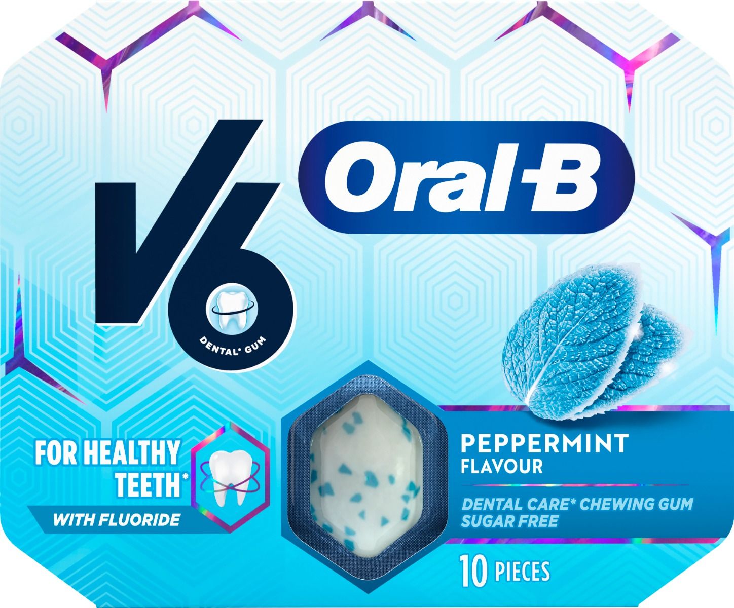 Mondelez Sverige AB V6 Oral-B Peppermint 10 st