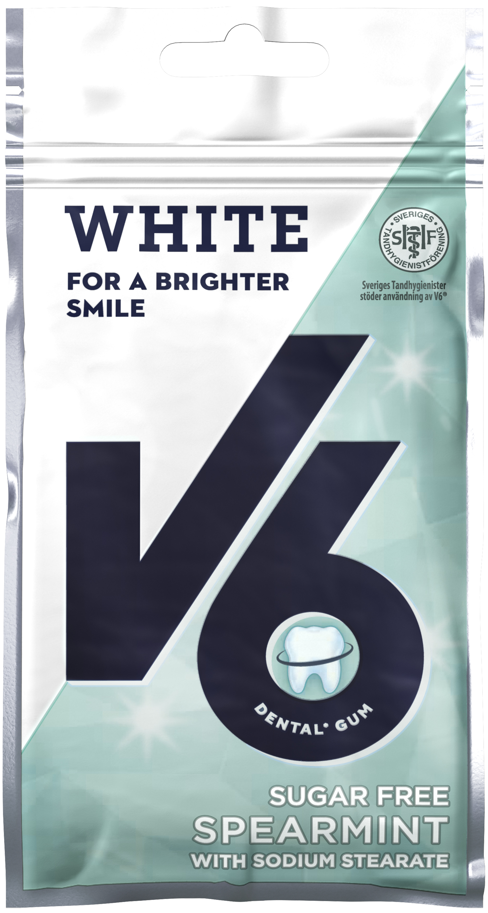 Mondelez Sverige AB V6 White Spearmint 30,8 g