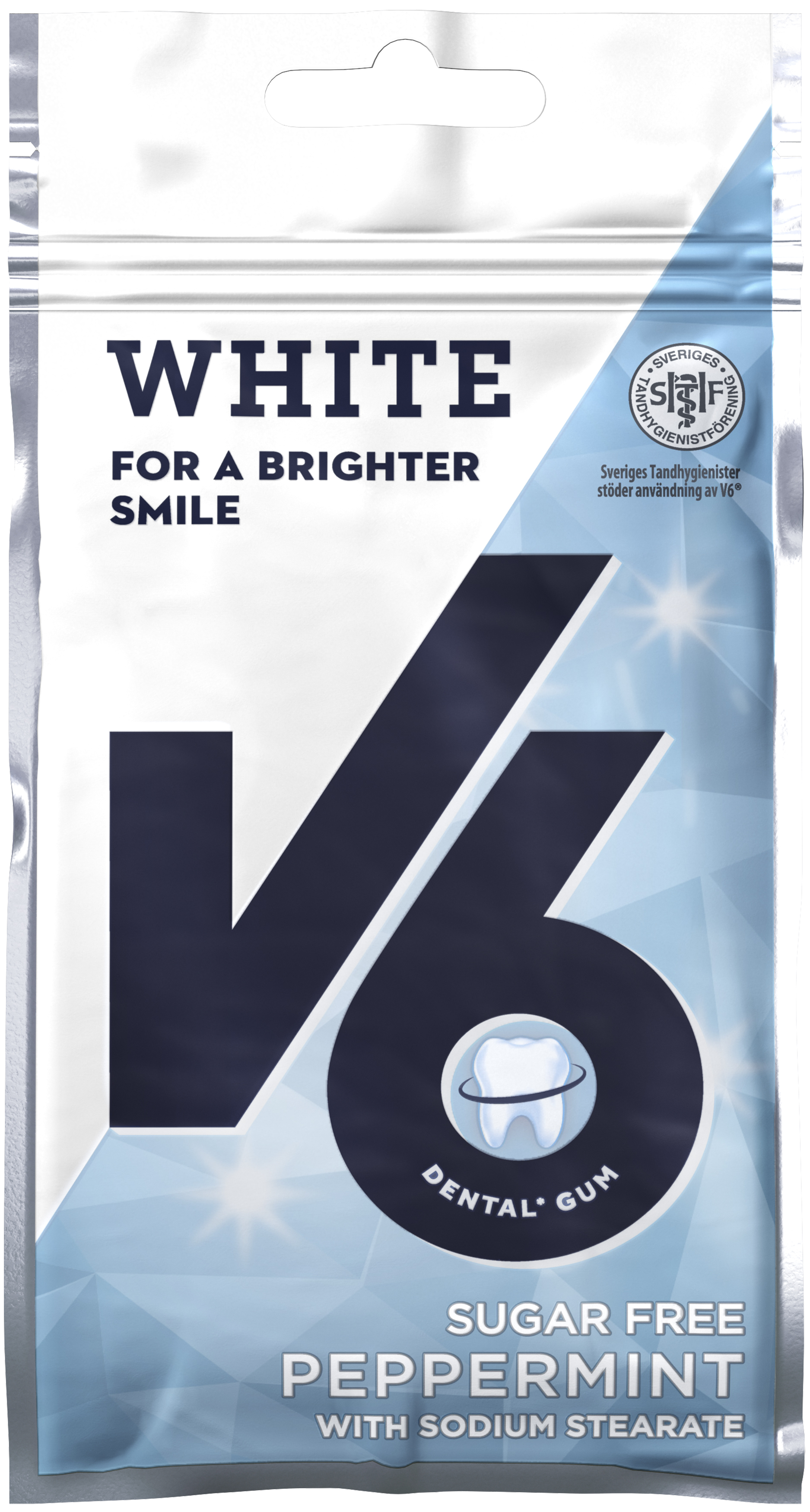 Mondelez Sverige AB V6 White Peppermint 30,8 g