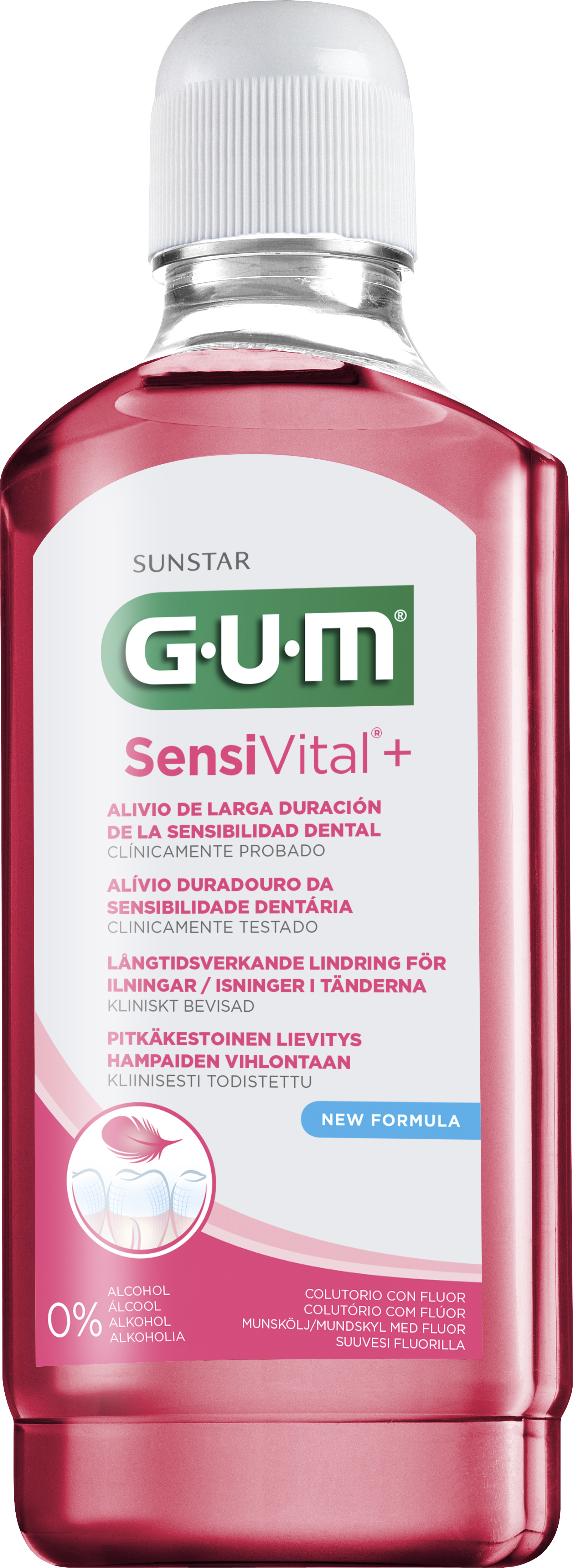 Sunstar Sverige AB GUM SensiVital+ munskölj 500 ml