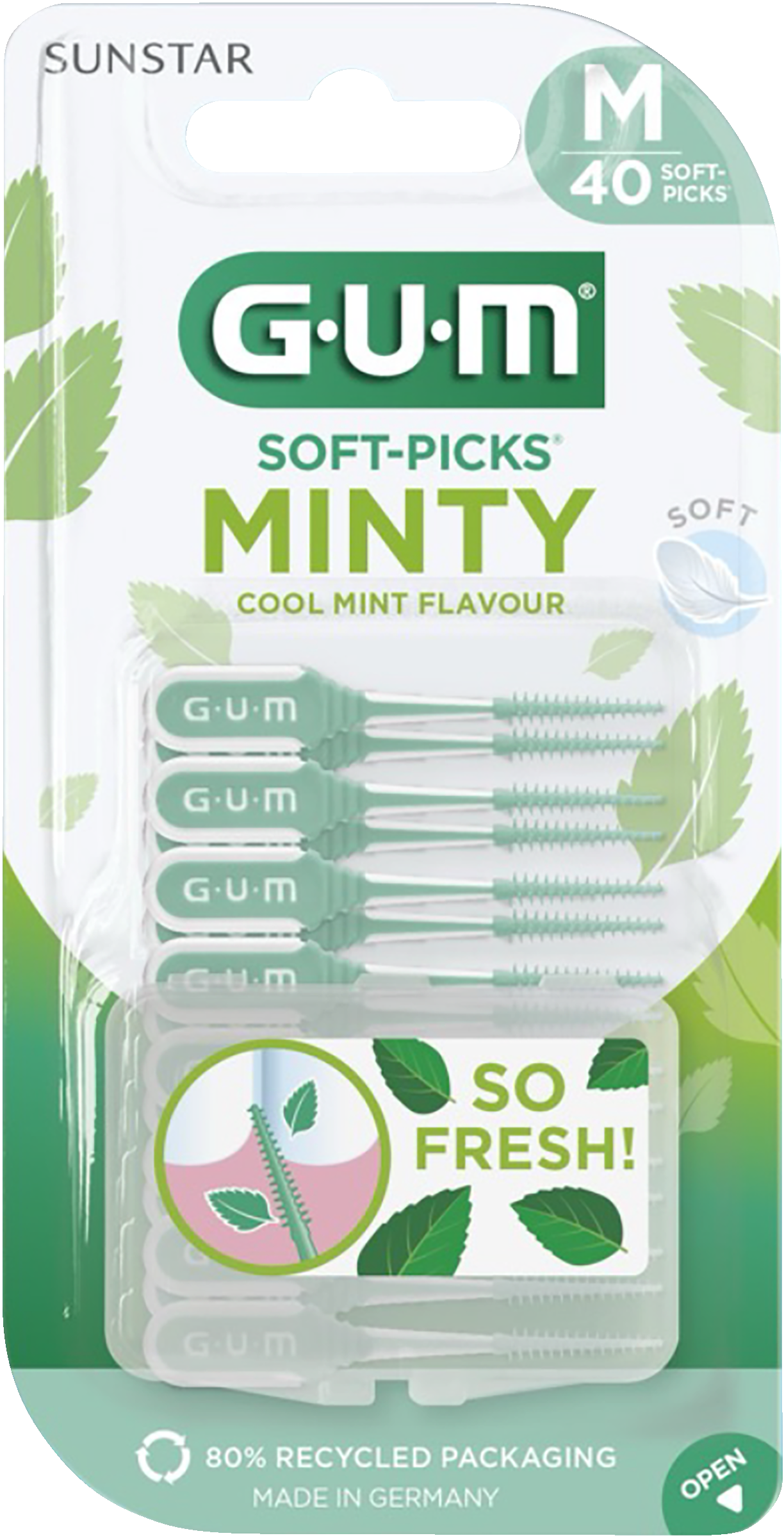 GUM Soft-Picks Comfort Flex Medium Mint
