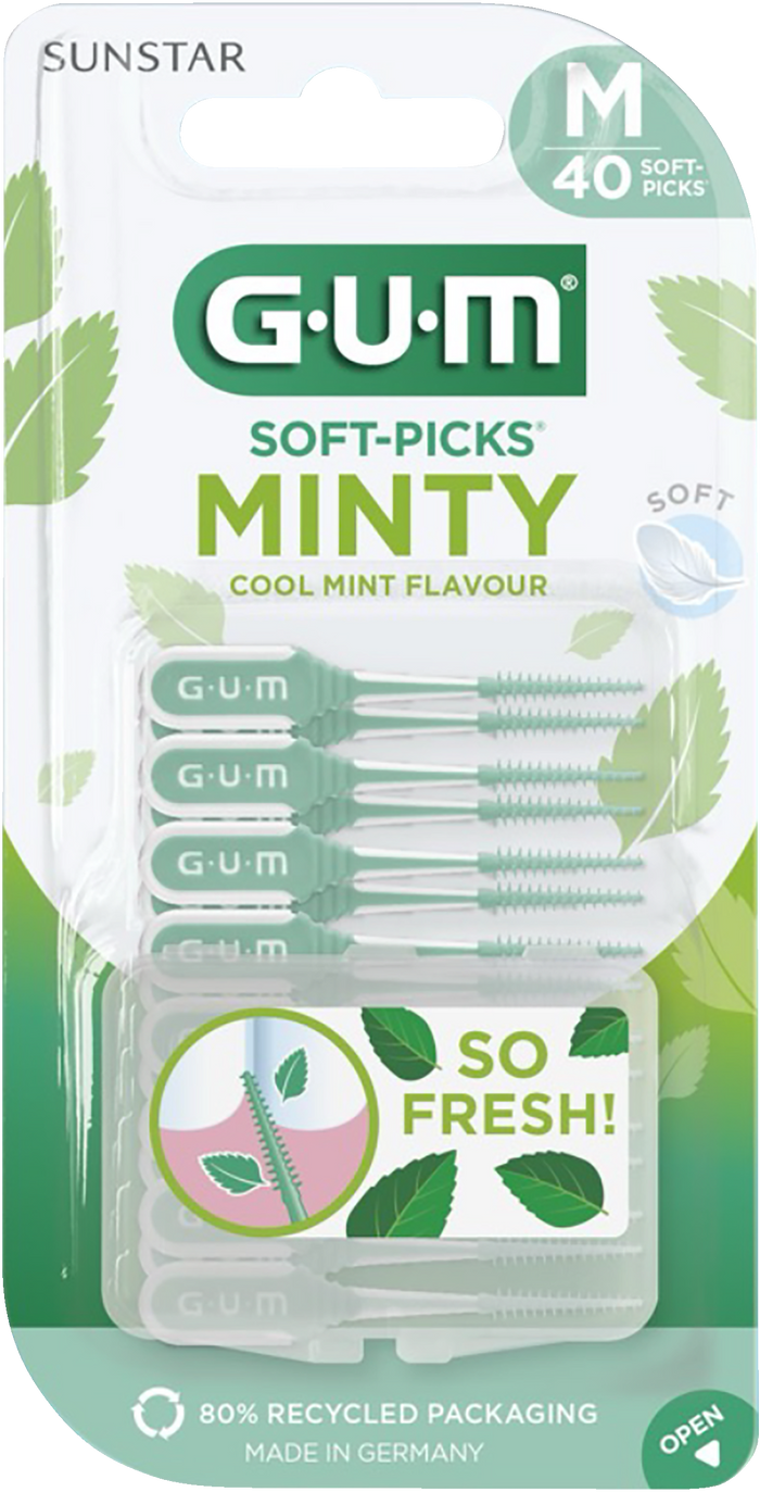 GUM Soft-Picks Comfort Flex Medium Mint
