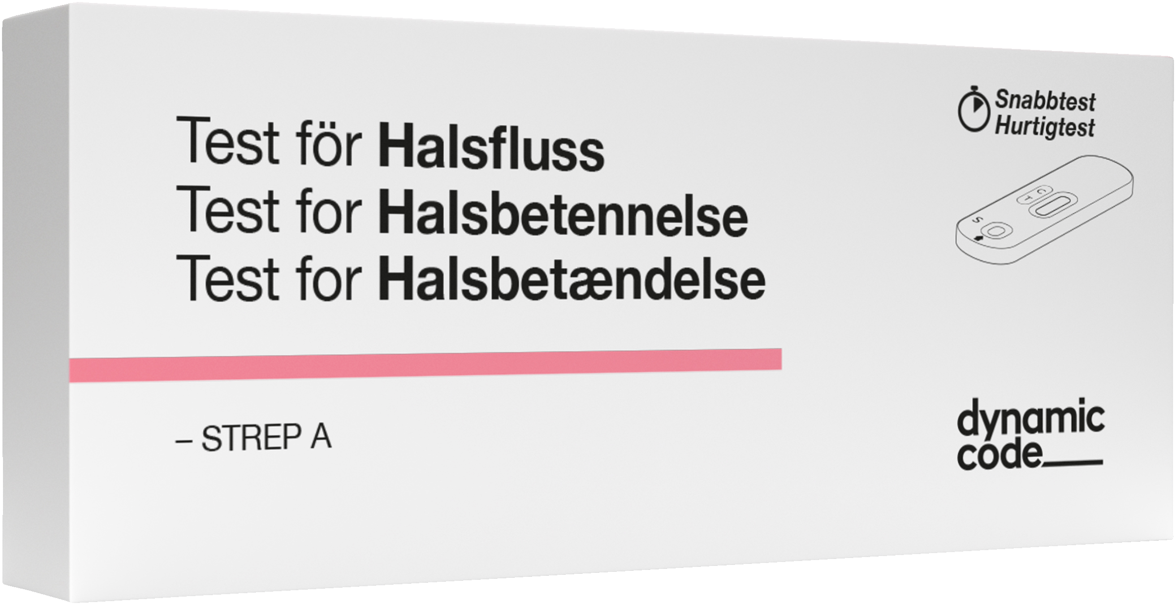 Alternativ bild 0 för Dynamic Code Test för Halsfluss Strep-A