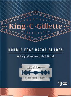 King C Gillette Double Edge razor blades