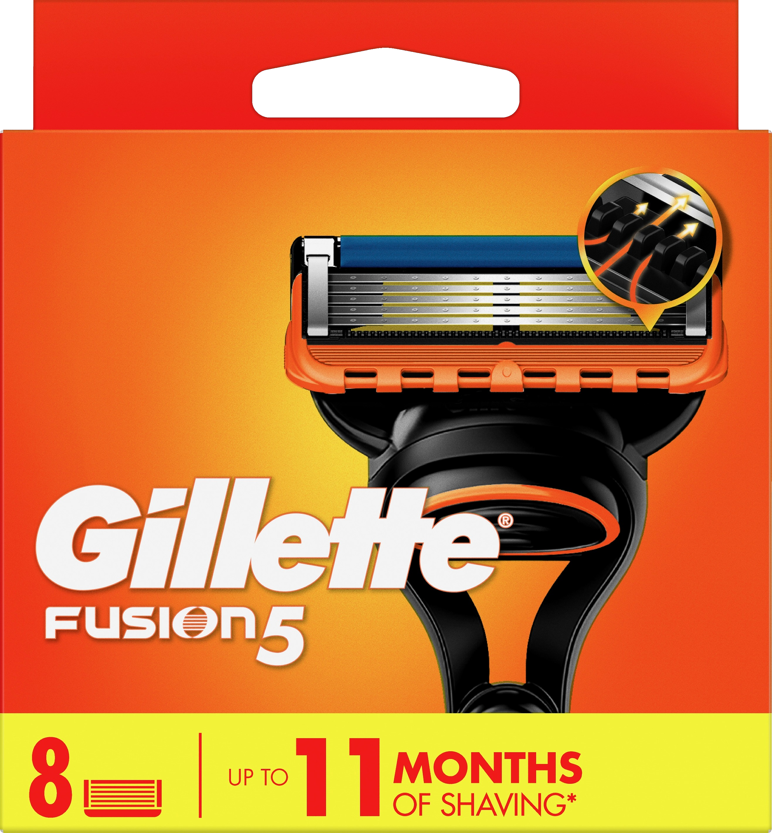 Gillette Fusion5 Razor Blades 8 st | Skönhet och hälsa - Personlig vård - Kosmetika - Hudvård | Apoteka