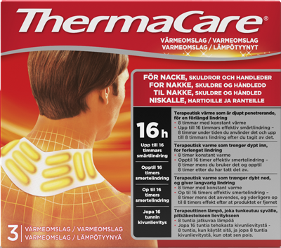 ThermaCare Värmeomslag för nacke, skuldror och handleder 3 st | Skönhet och hälsa - Hälsovård | Apoteka
