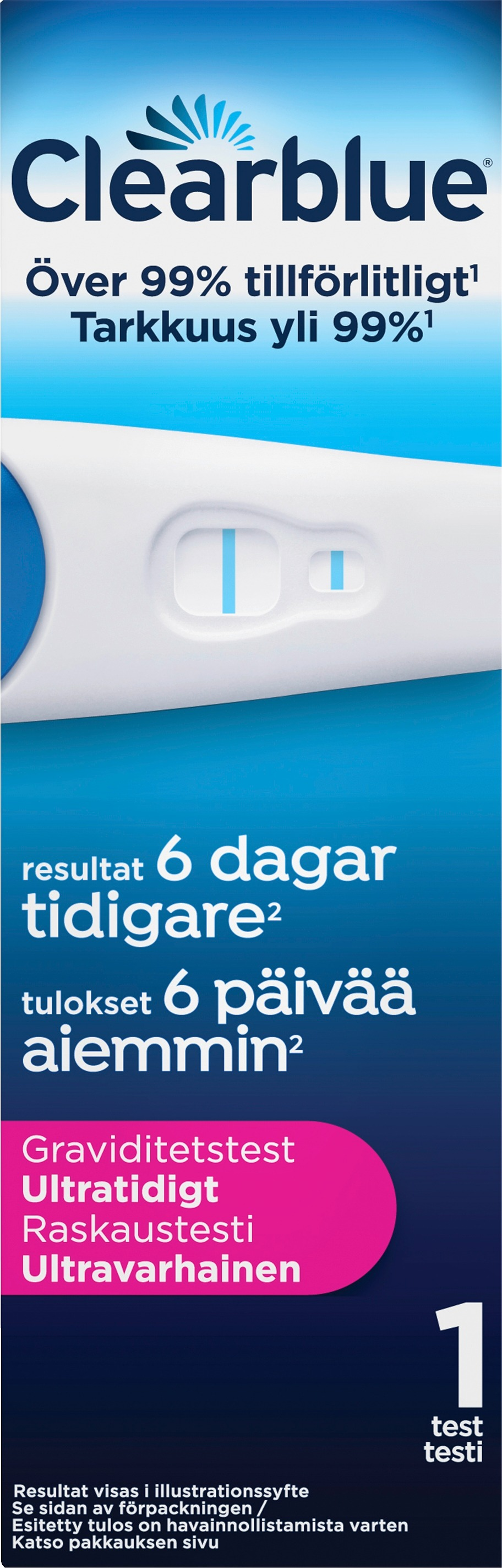 Procter & Gamble Sverige AB Clearblue Early graviditetstest 1 st