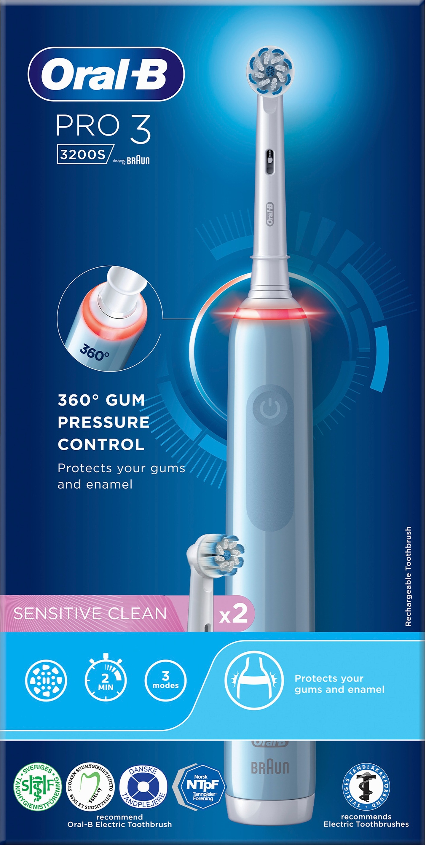 Procter & Gamble Sverige AB Oral-B Pro 3 3200S Blue 1 st