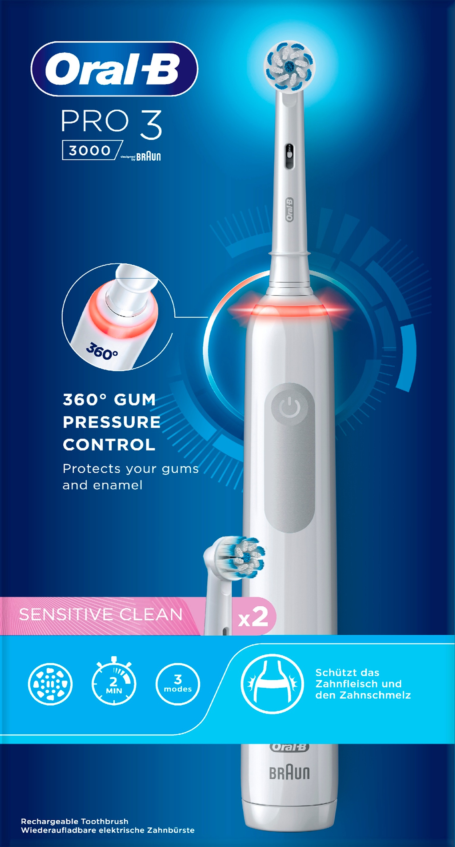 Procter & Gamble Sverige AB Oral-B Pro 3 3000 White 1 st