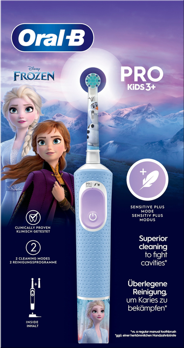Oral-B Vitality Pro Kids Frozen HBOX + Extra Refill