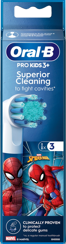 Oral-B Spiderman refillborste 3 st