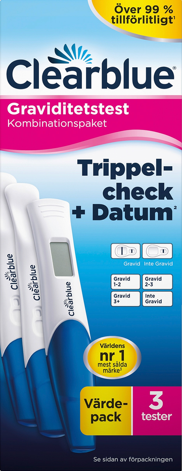 Clearblue Pregnancy Test Triple Check 