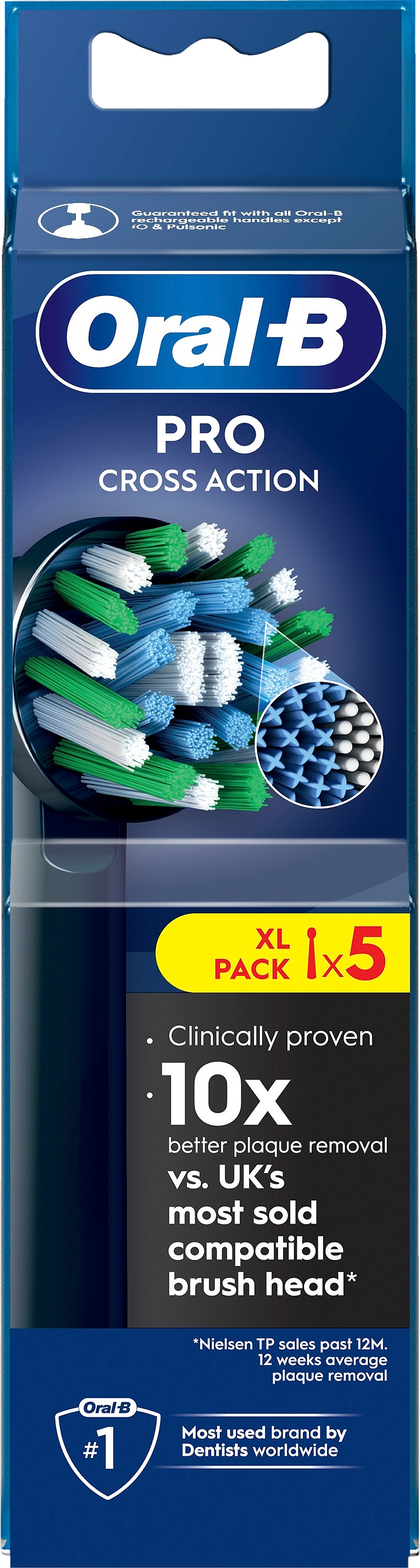 Oral-B Cross Action Black 5ct st | Skönhet och hälsa - Personlig vård - Munvård | Apoteka