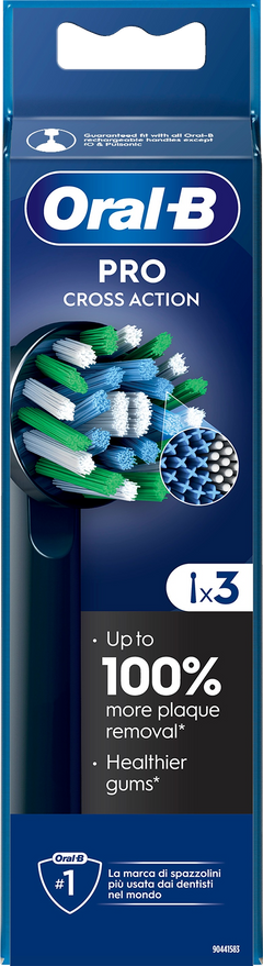 Oral-B Cross Action Black 3ct Oral-B Cross Action Black 3ct