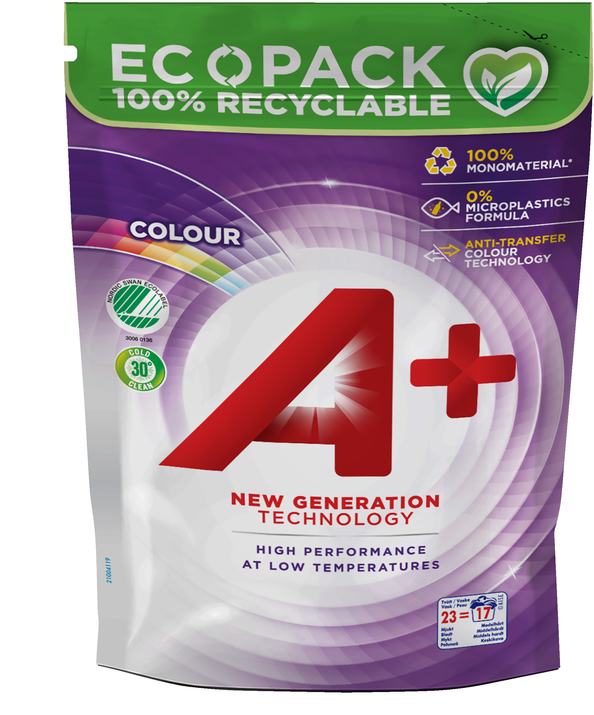 A+ Color Flytande Tvättmedel Refill