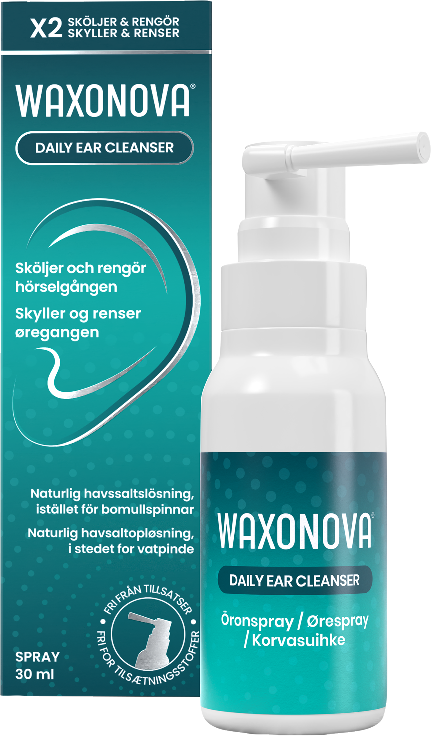 Waxonova Daily Ear Cleanser öronspray 30 ml |  | Apoteka