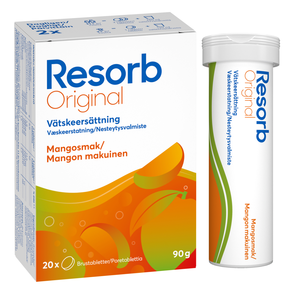 Resorb Original Mango 20 st | Skönhet och hälsa - Personlig vård | Apoteka