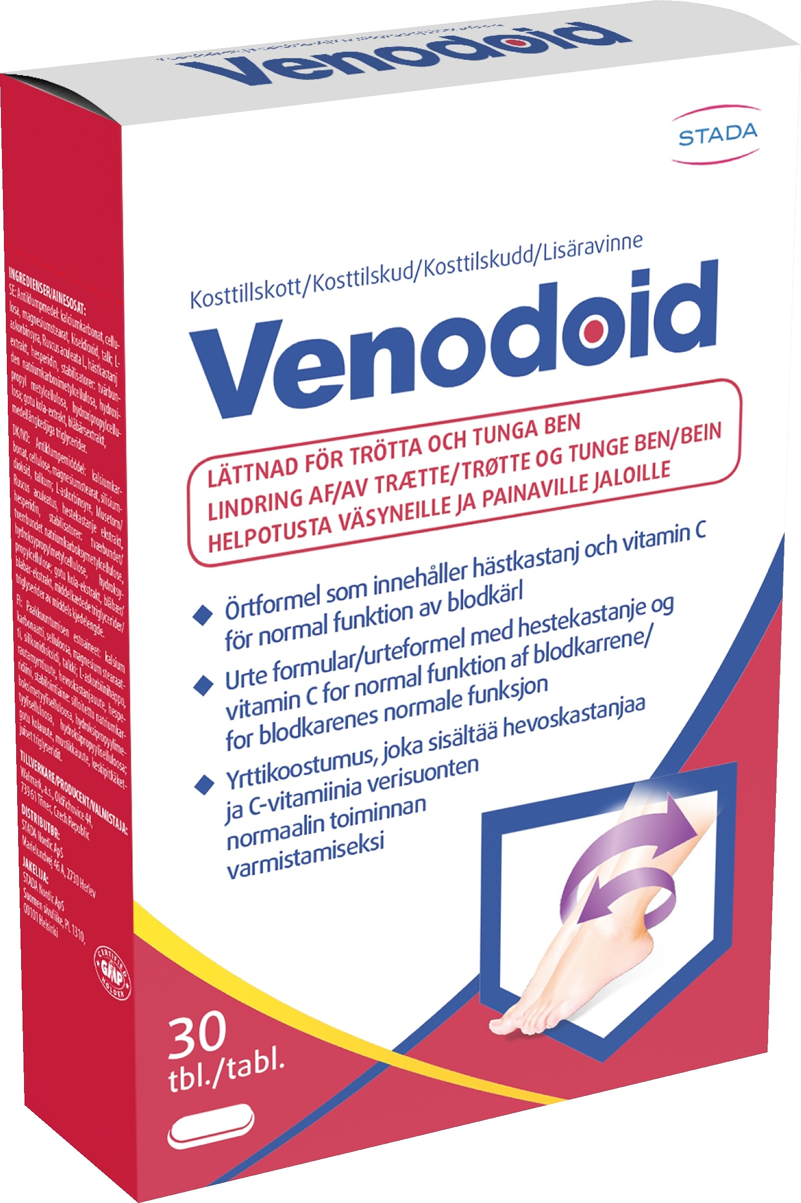 STADA Nordic Venodoid 30 tabl 30 st