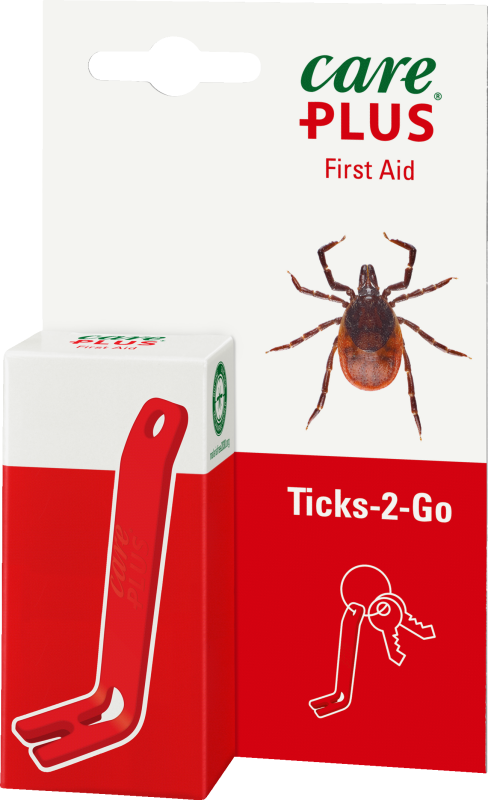 Care Plus F&auml;stingplockare Ticks-2-Go R&ouml;d 1 st