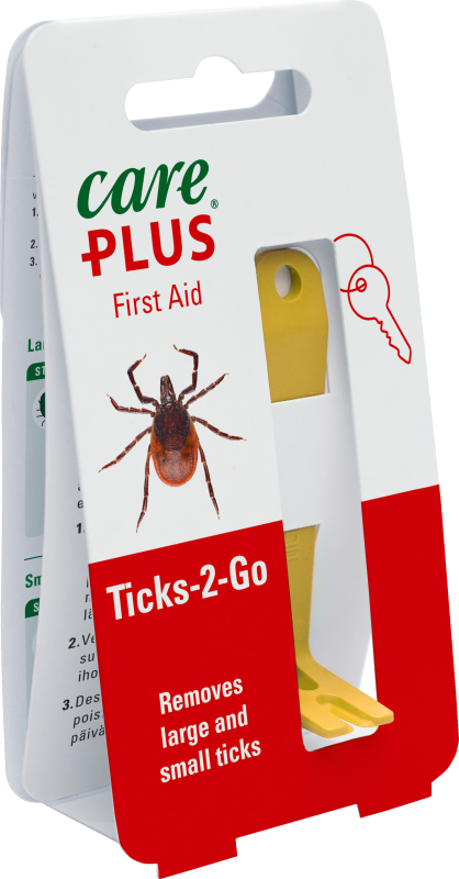 Care Plus F&auml;stingplockare Ticks-2-Go gul 1 st