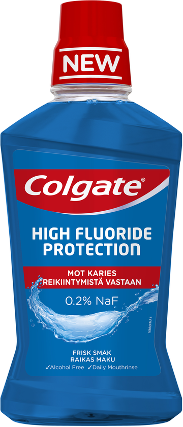Colgate high fluoride protection munskölj
