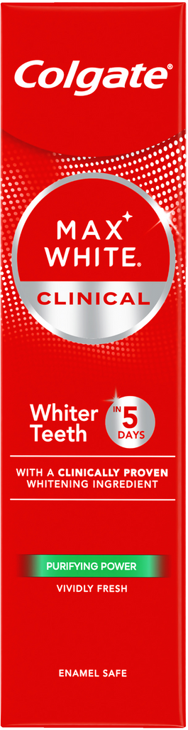 Normal Colgate's Warning Köp Colgate max white clinical | DOZ Apotek