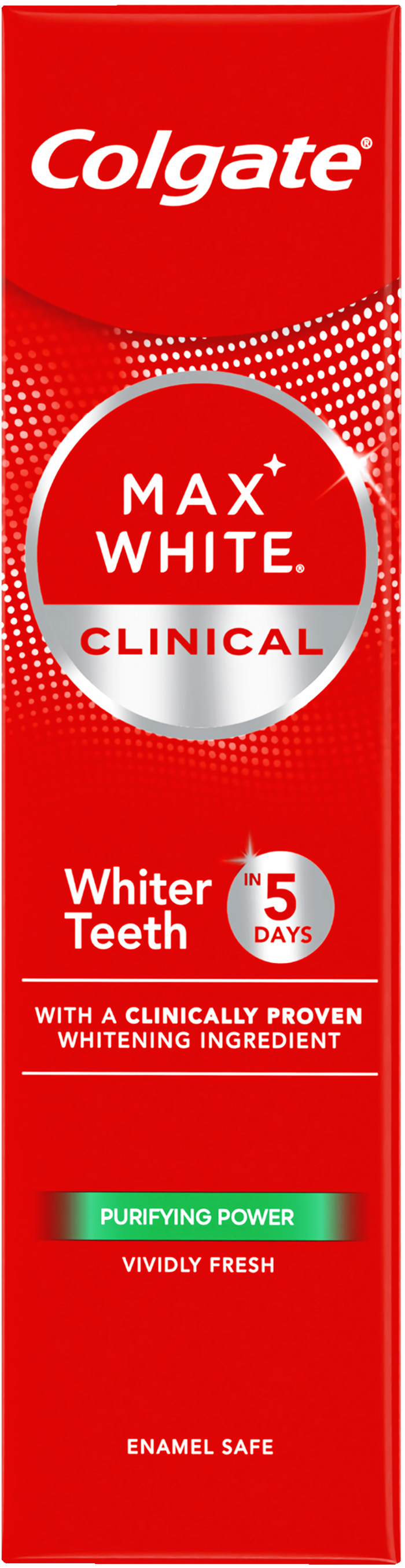 Colgate max white clinical