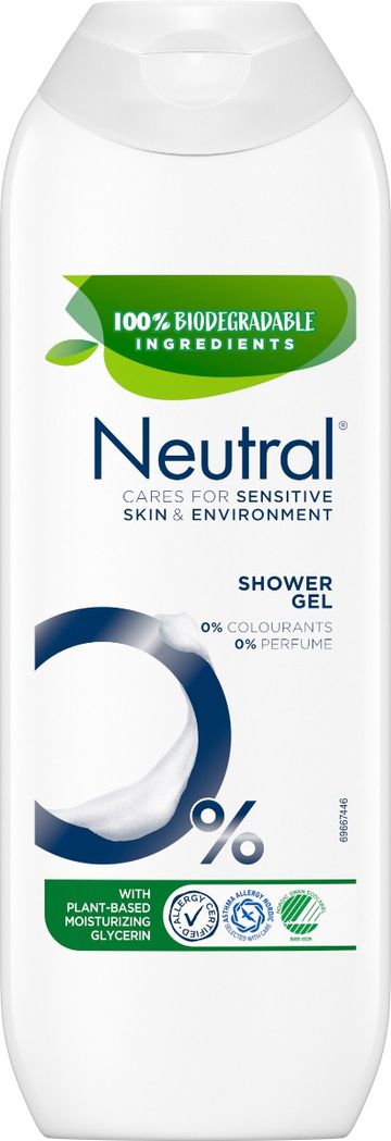 Neutral shower gel