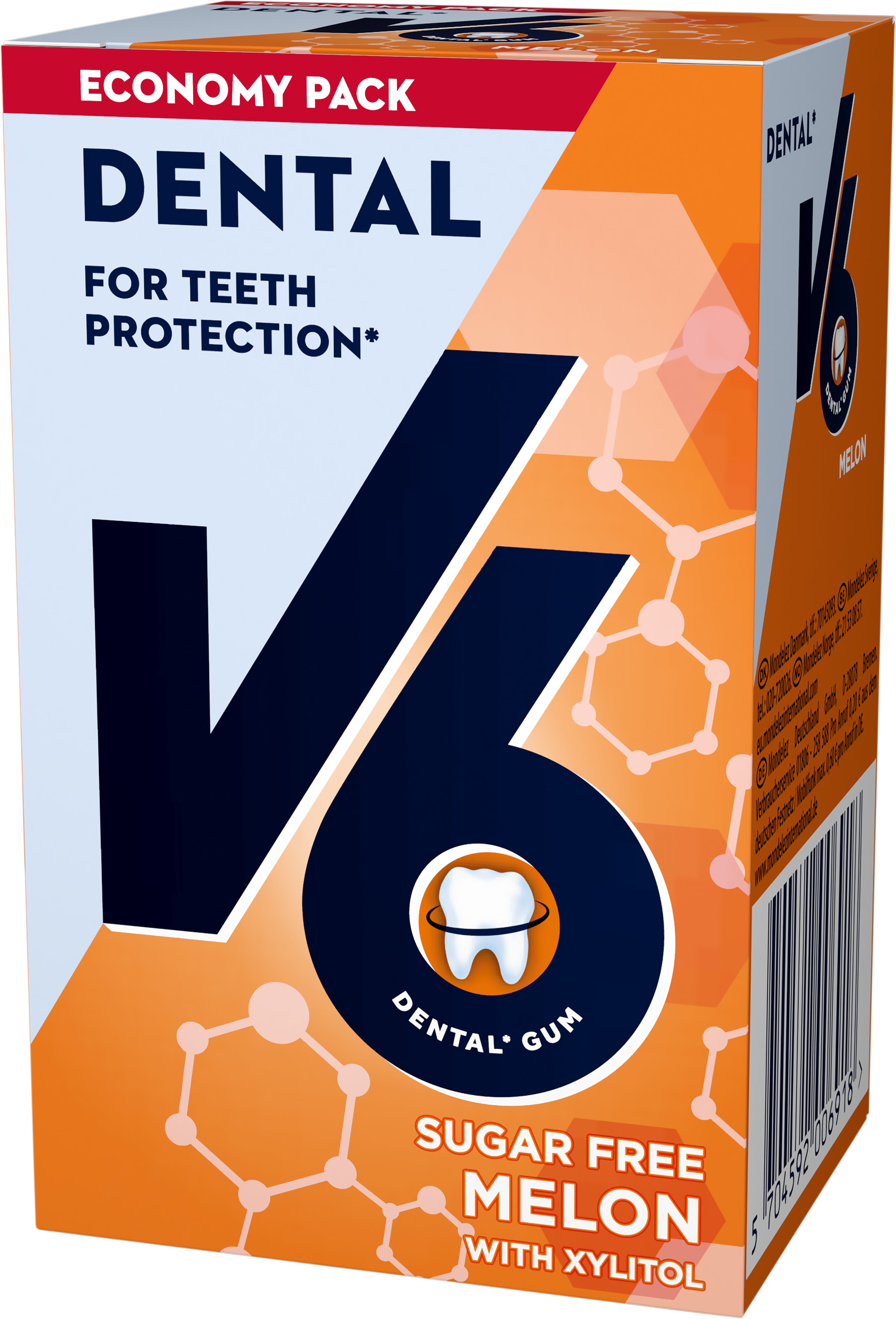V6 Dental Care Melon 50 st