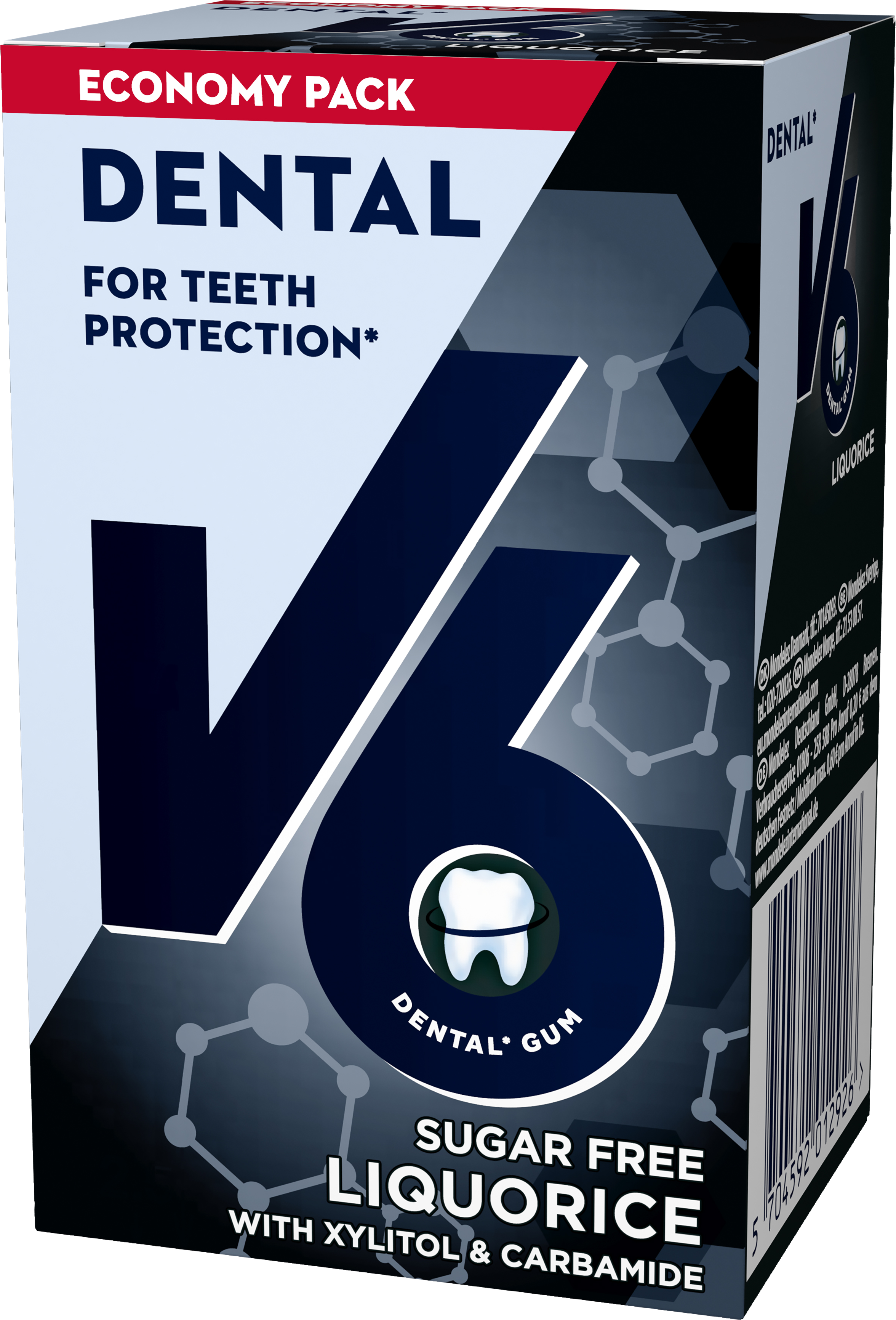 V6 Dental Care Liquorice 50 st