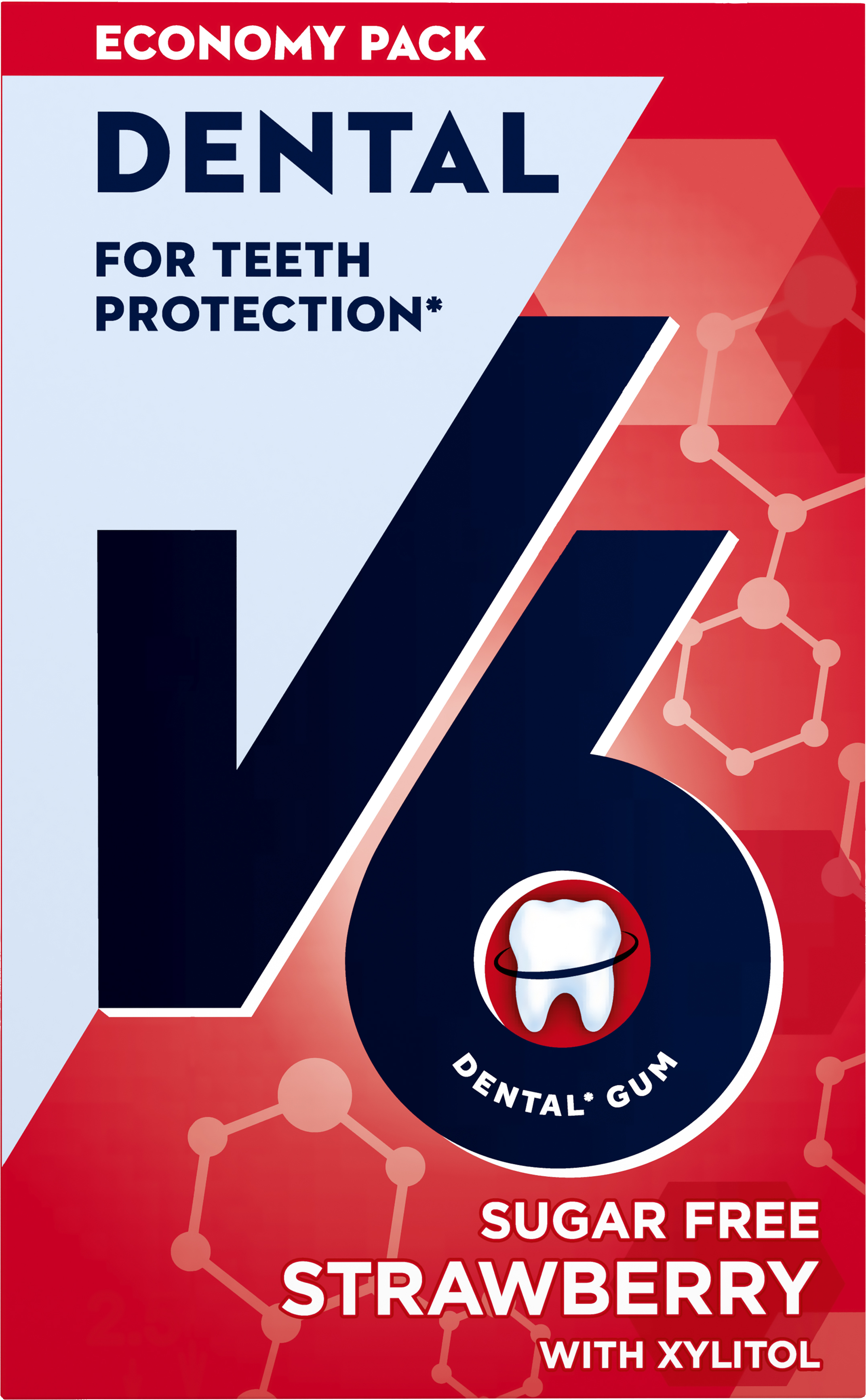 V6 Dental Care Strawberry 50 st