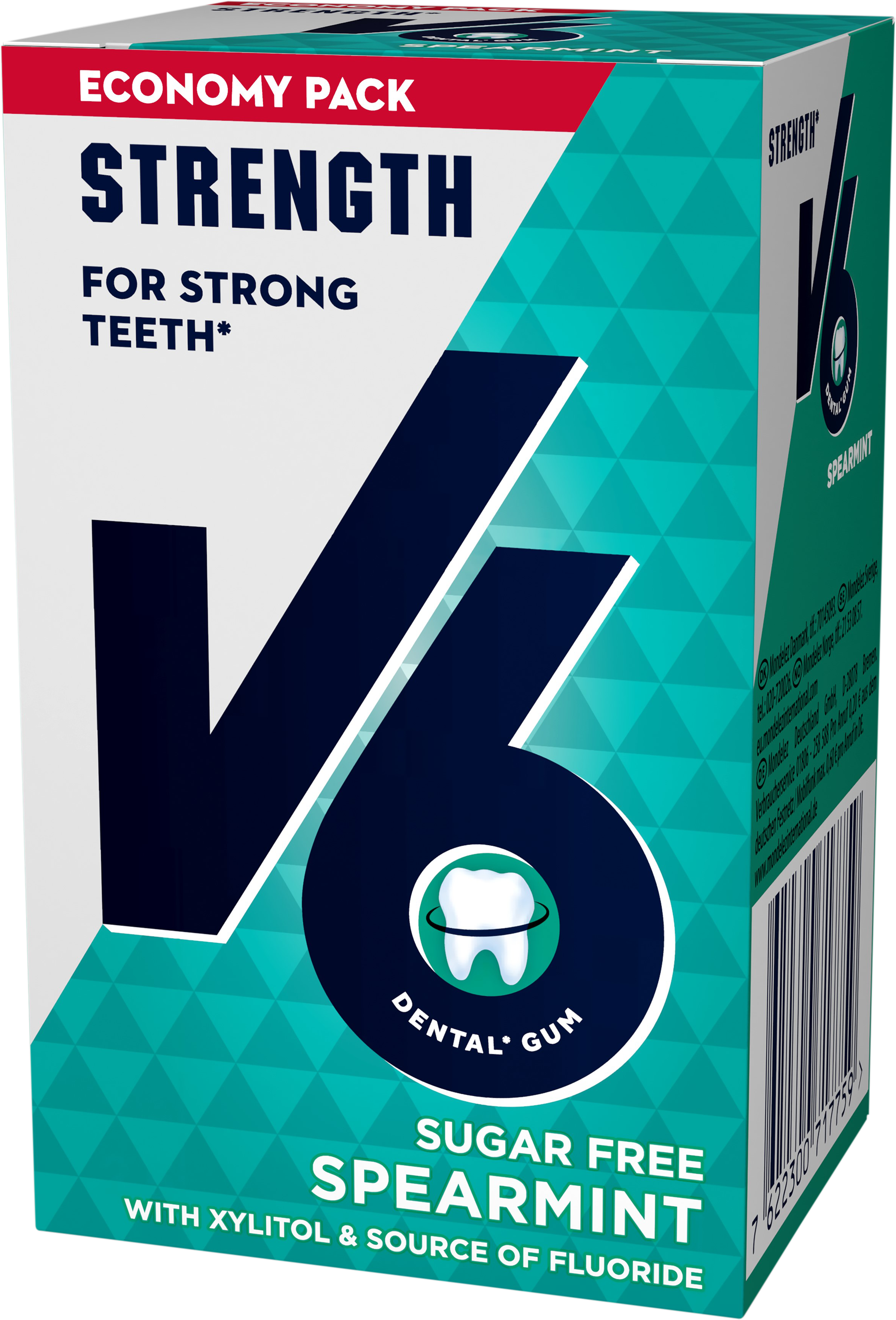 V6 Strong Teeth Spearmint 50 st