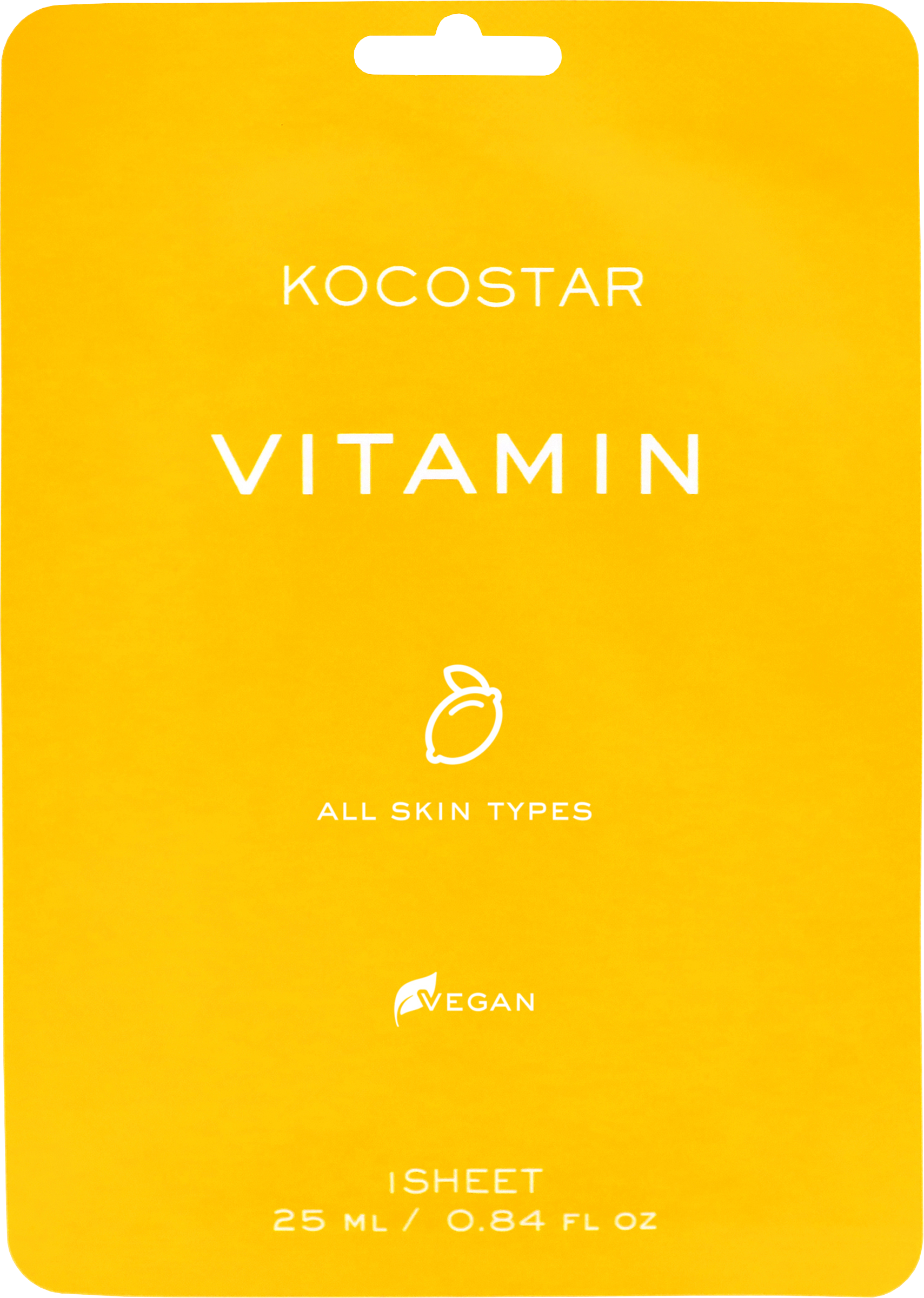 KOCOSTAR Vitamin Mask Sheet 25 ml | Skönhet och hälsa - Personlig vård - Kosmetika - Hudvård | Apoteka