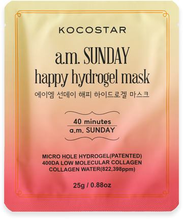 KOCOSTAR a.m. SUNDAY Happy Hydrogel Mask