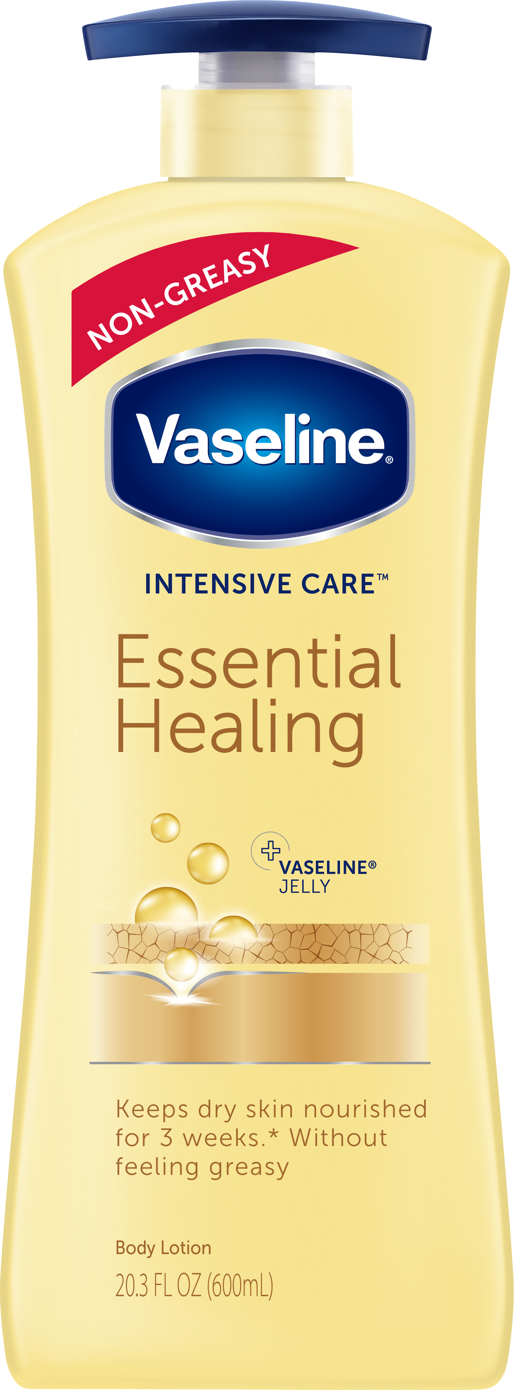 Vaseline Hudlotion Essential Healing 600 ml
