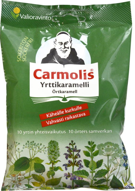 Carmolis Örtkaramell sockerfri 72 g