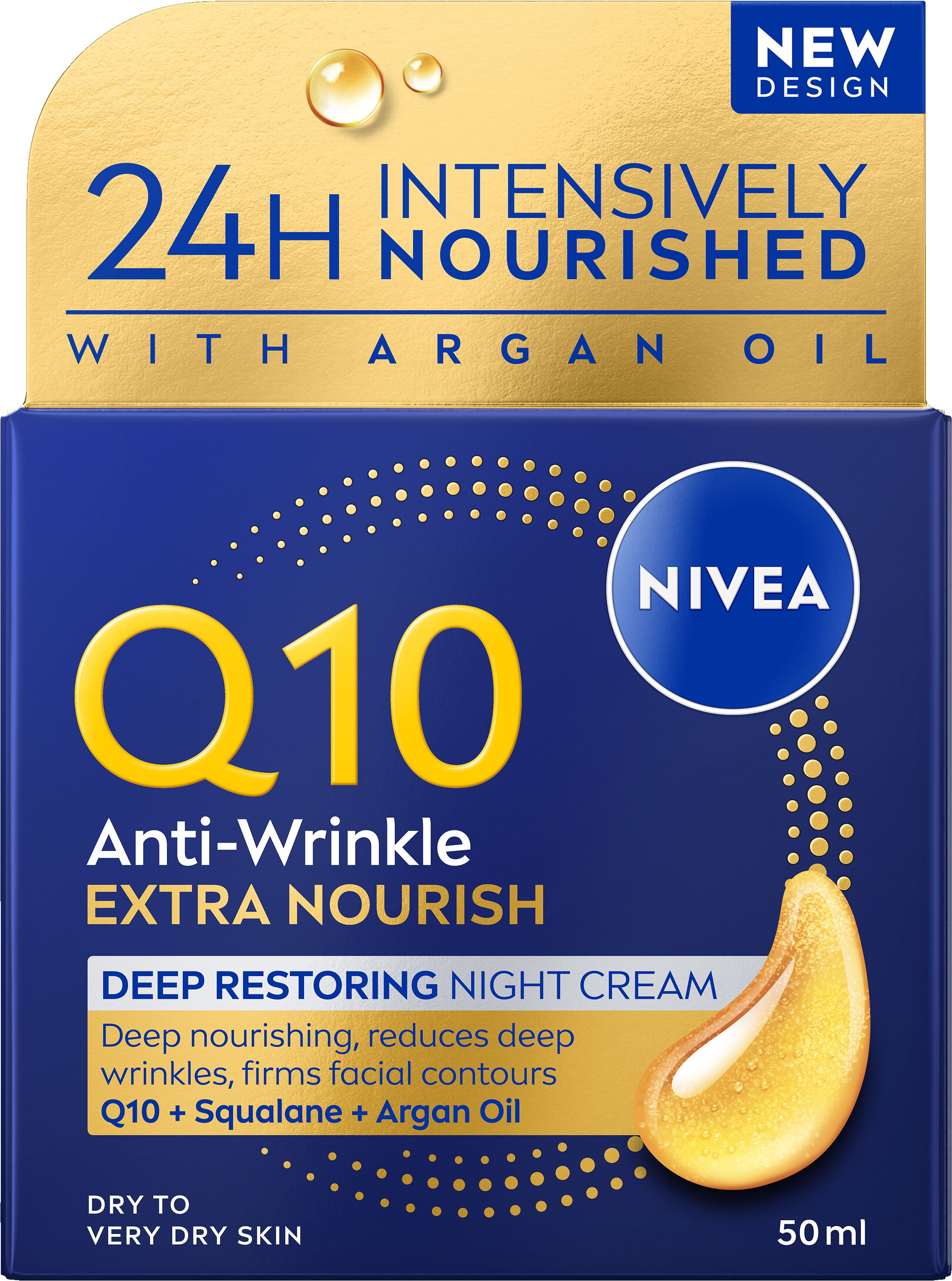 Nivea q10 anti-wrinkle extra nourish night cream