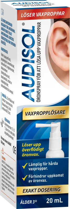 Audisol Vaxpropplösare 30 ml