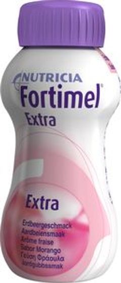 Fortimel Extra, drickfärdigt kosttillägg, jordgubb