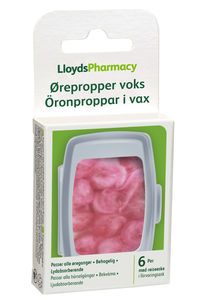 LloydsPharmacy öronproppar i vax 6 par