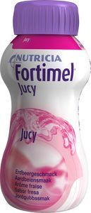 Fortimel Jucy jordgubb drickfärdigt kosttillägg 4 x 200 milliliter