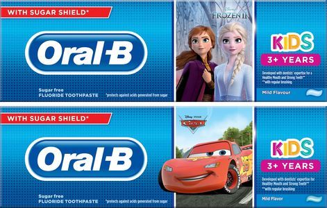 Procter & Gamble Sverige AB Oral B Kids Frozen/Cars tandkräm 75 ml