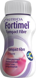 Fortimel Compact Fibre jordgubb drickfärdigt kosttillägg 4 x 125 milliliter