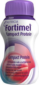 Fortimel Compact Protein drickfärdigt kosttillägg svalkande bärsmak 4 x 125 milliliter