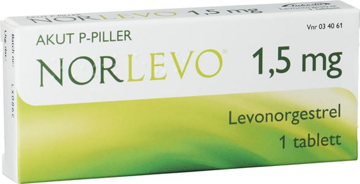 NorLevo, tablett 1,5 mg Perrigo Sverige AB