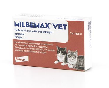 Milbemax vet., filmdragerad tablett 4 mg/10 mg