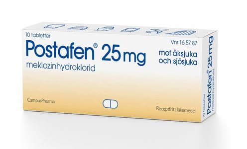 Postafen, tablett 25 mg