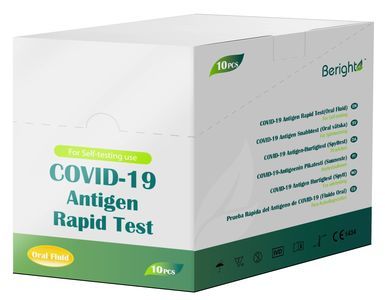 Beright Covid-19 Antigen Saliv Självtest 10 st